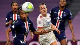 Partido de la Women's Champions League entre el PSG y el Olympique de Lyon