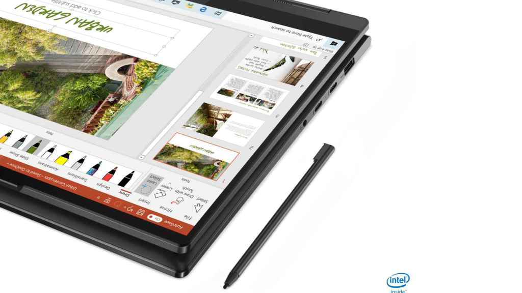 Lenovo Yoga 9i con el lápiz digital