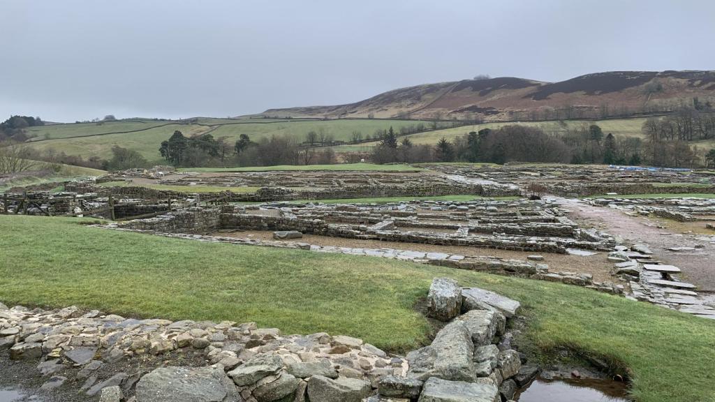 Vista del yacimiento de Vindolanda.
