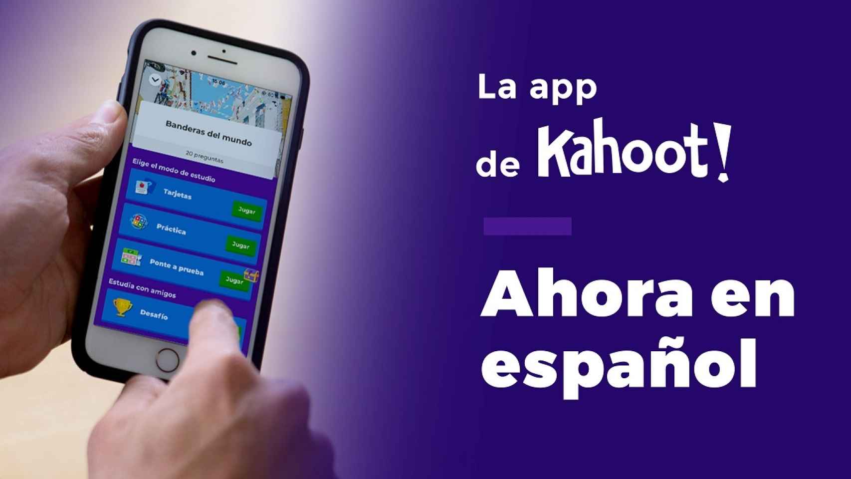 Kahoot! ya disponible en español: la app para aprender jugando