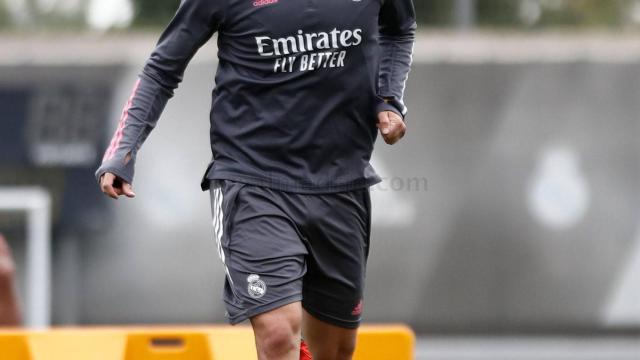 Isco durante un entrenamiento del Real Madrid