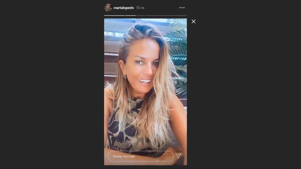 Marta López anuncia su nuevo proyecto empresarial desde su perfil de Instagram.
