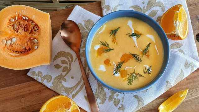 Crema de calabaza y naranja, receta deliciosamente nutritiva