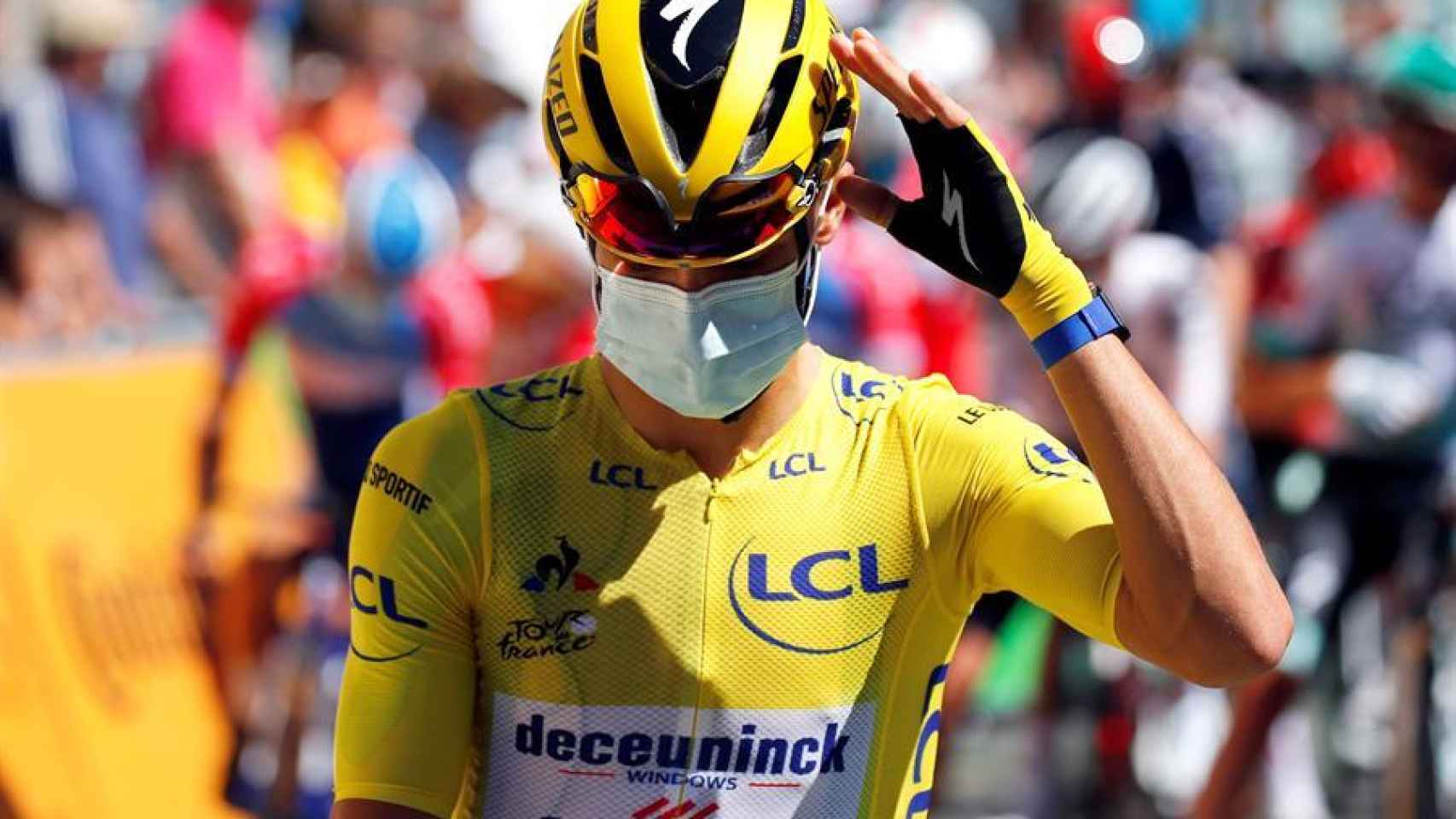 Julian Alaphilippe, en la quinta etapa del Tour de Francia 2020