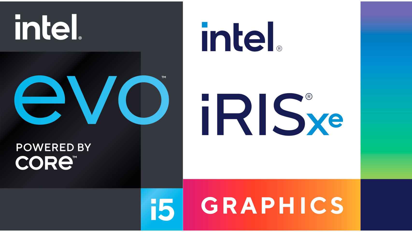Nuevas marcas Intel Evo y Intel Iris Xe