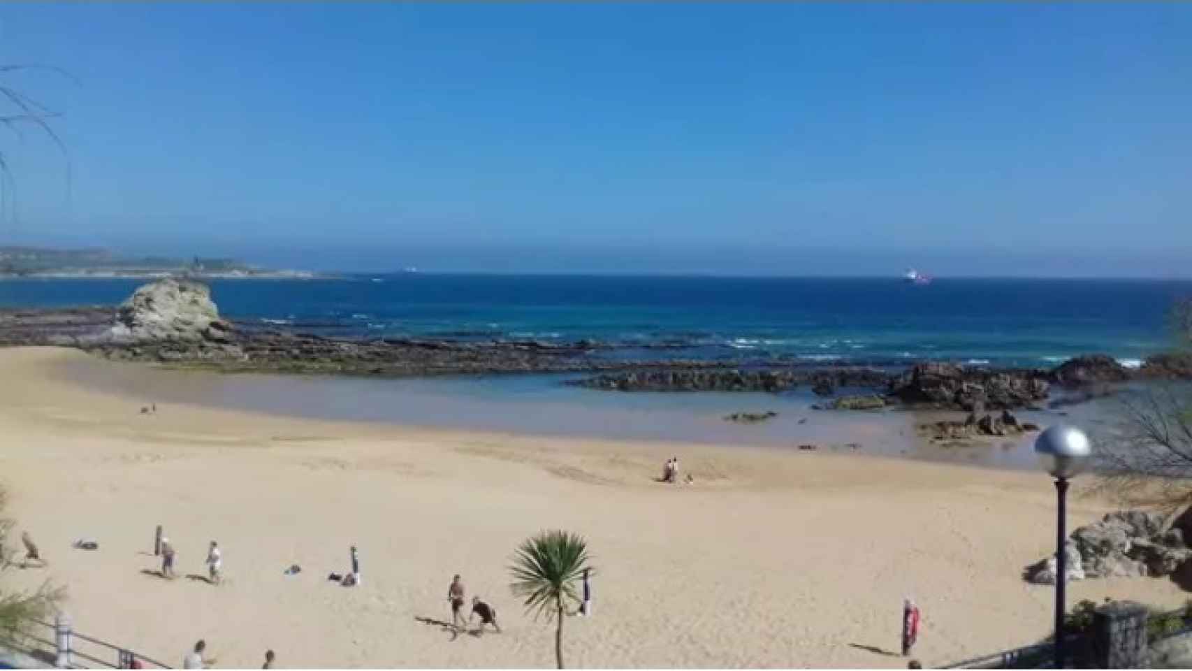 La playa del Camello (Santander), donde fue hallada en 2001 la mujer sin identidad.
