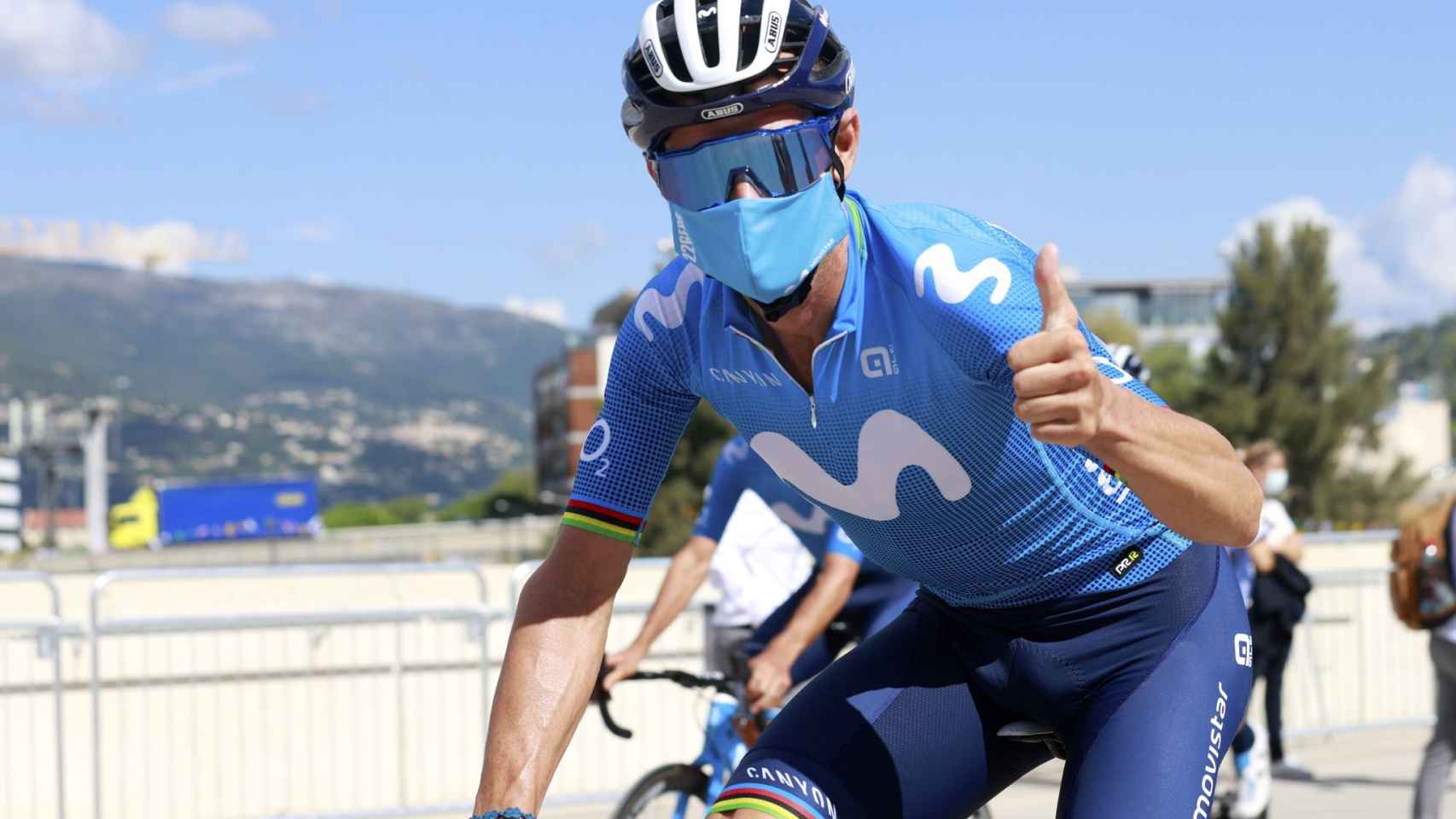 Alejandro Valverde, en el Tour de Francia