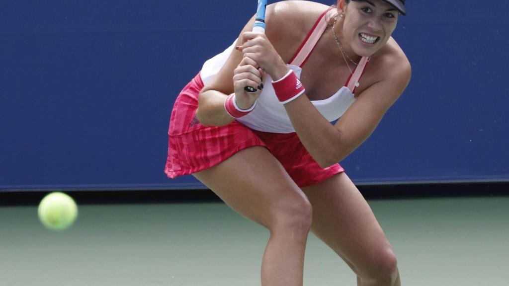 Muguruza, durante la segunda ronda del US Open.