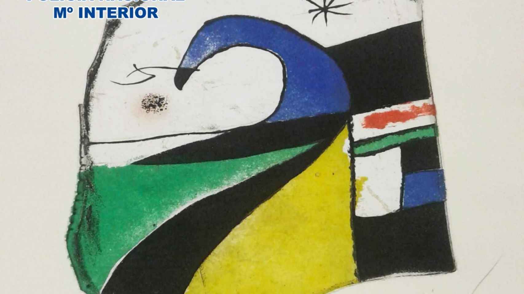La obra de Miró.