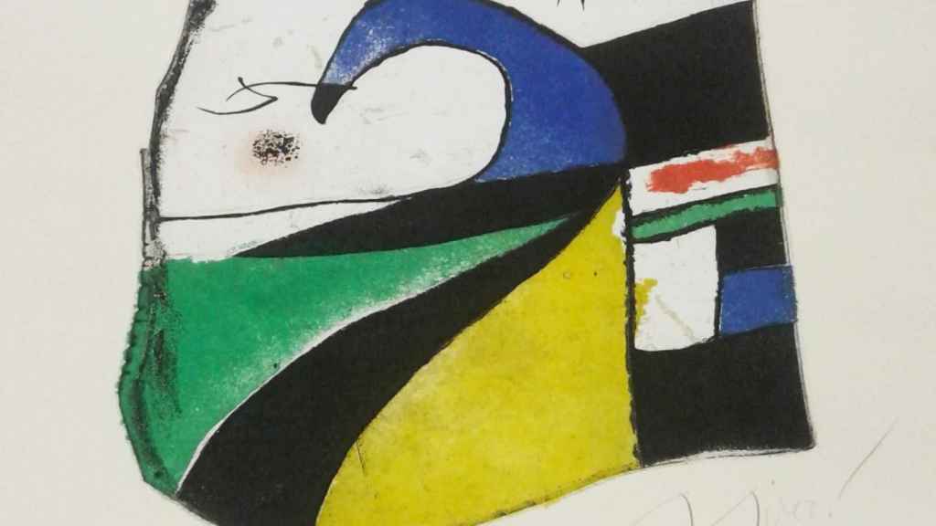 La obra de Miró.