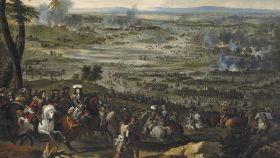 'La batalla de Seneffe', lienzo de Adam Frans van der Meulen.