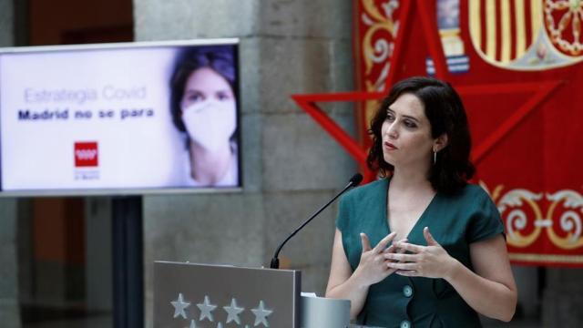 La presidenta de la Comunidad de Madrid, Isabel Díaz Ayuso.