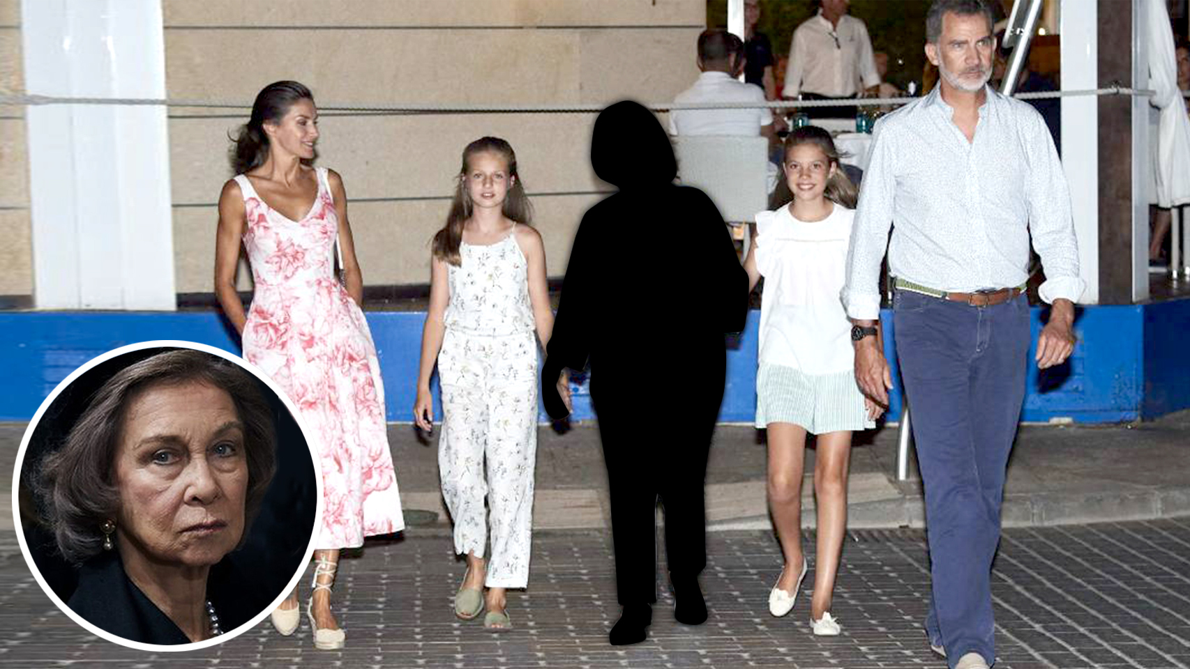 En 2019, los Reyes fueron a cenar con Sofía. Este año, la han borrado de sus fotos.