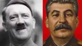 Hitler y Stalin.