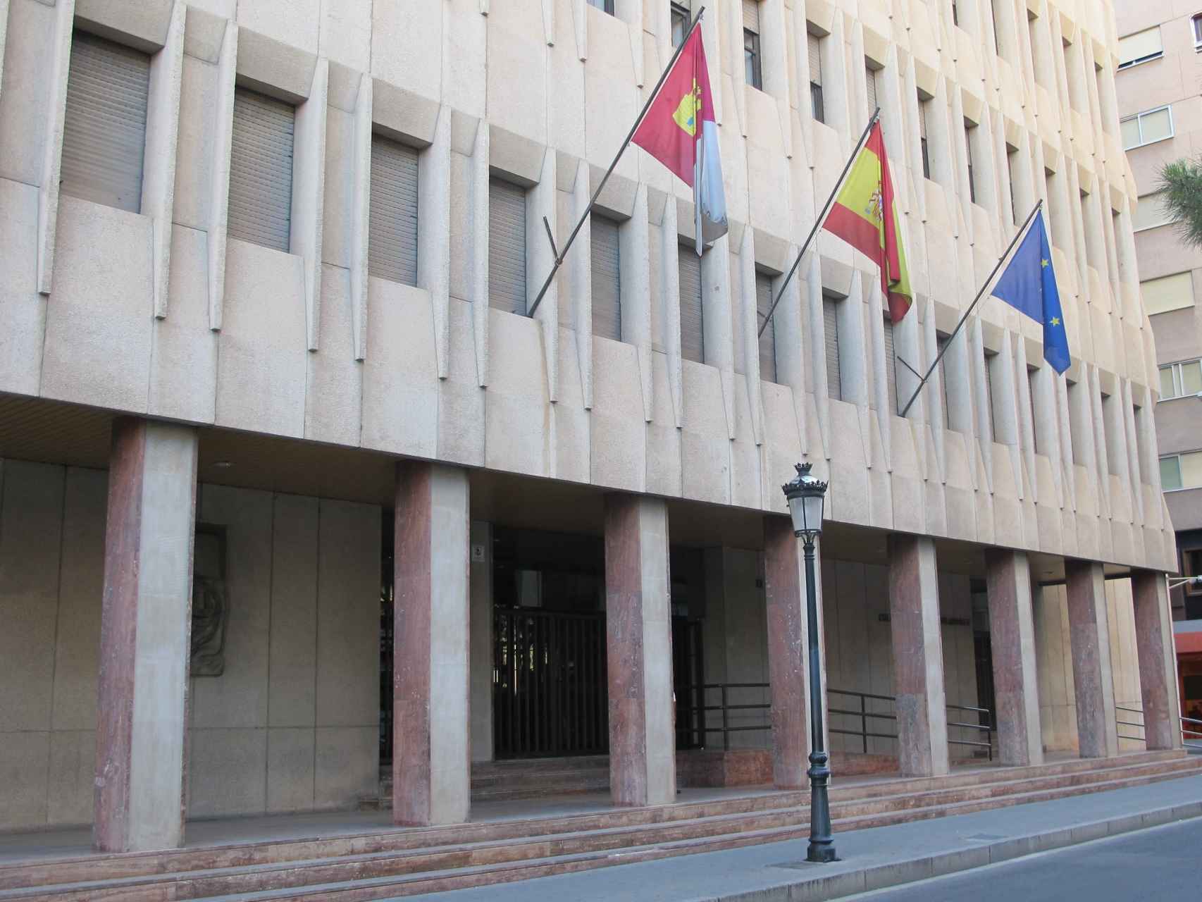 Fachada del Palacio de Justicia de Castilla-La Mancha, en Albacete.
