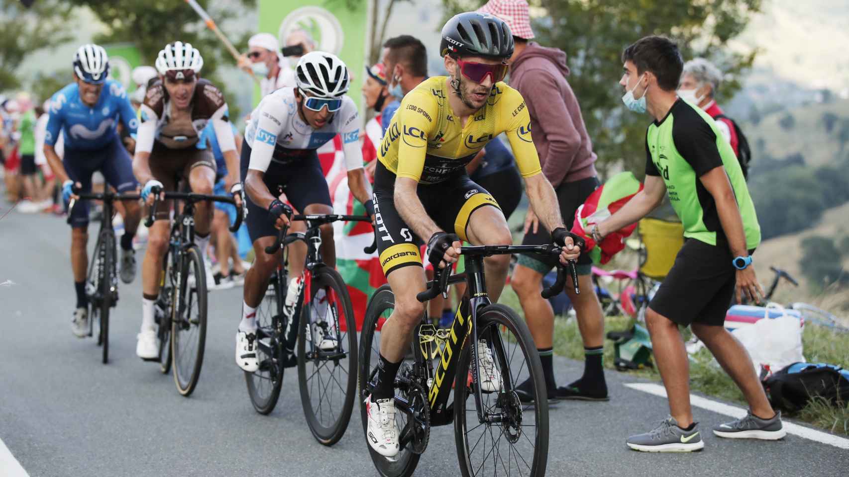 Adam Yates durante el Tour de Francia