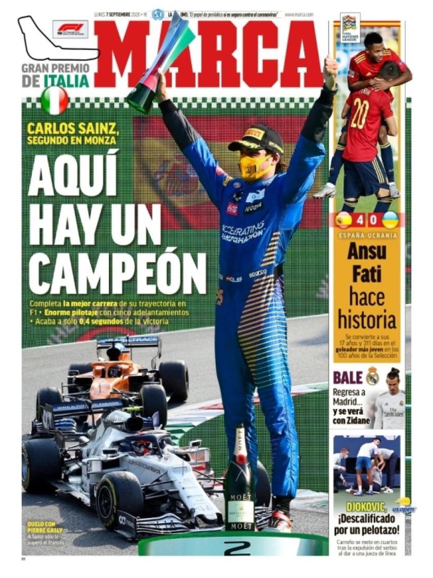 La Portada Del Diario MARCA (07/09/2020)