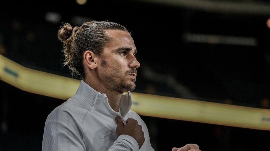 Griezmann durante un partido de la selección de Francia