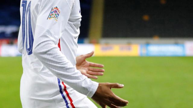 Kylian Mbappé, con la selección de Francia