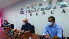 Rueda de prensa en la sede de Asaja Cuenca en torno a los precios del girasol