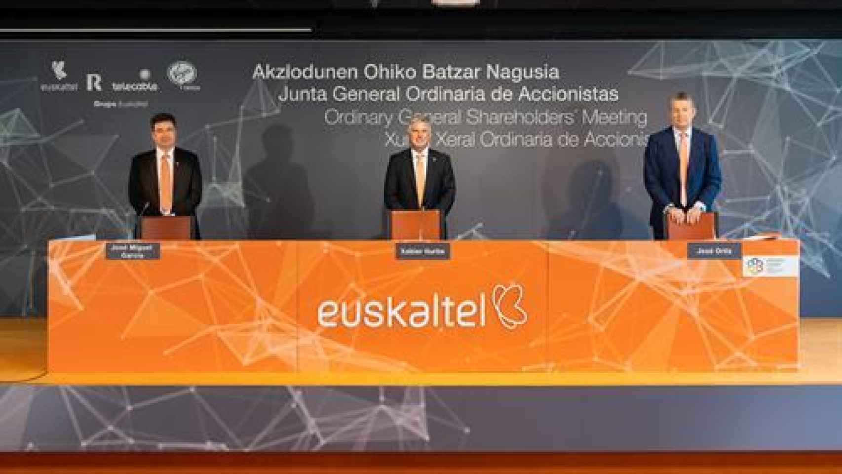 Junta general de accionistas 2020 de Euskaltel.