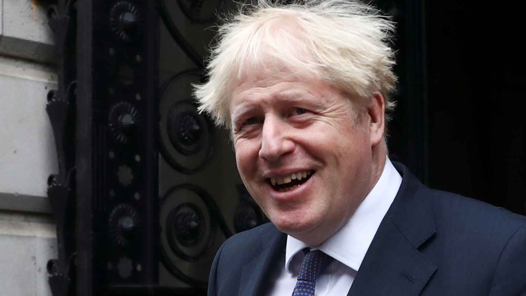 El primer ministro británico, Boris Johnson, tras la reunión de su gabinete este martes en Londres