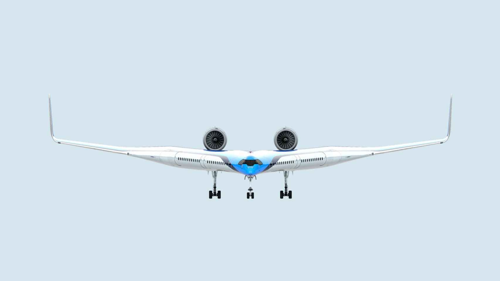Así será el Flying-V, el avión que KLM quiere usar en el futuro