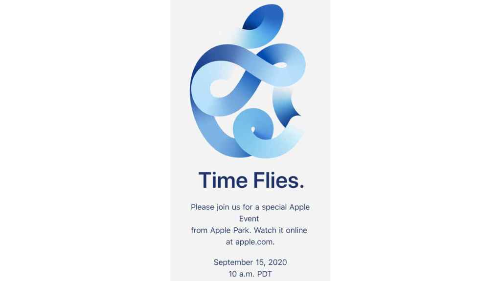 Invitación para el evento de Apple