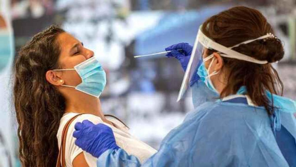 Pruebas PCR de la Covid-19 en un hospital.