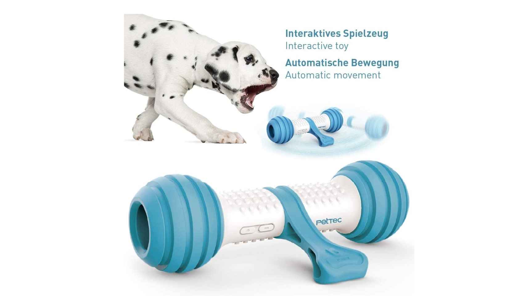 Hueso de juguete interactivo para perros inquietos
