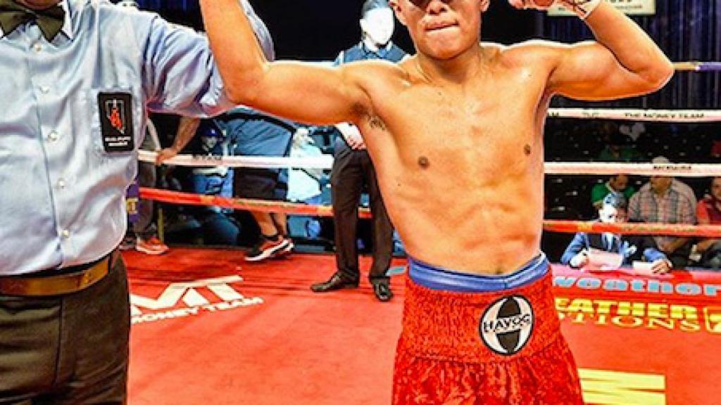 Danny González tras ganar un combate