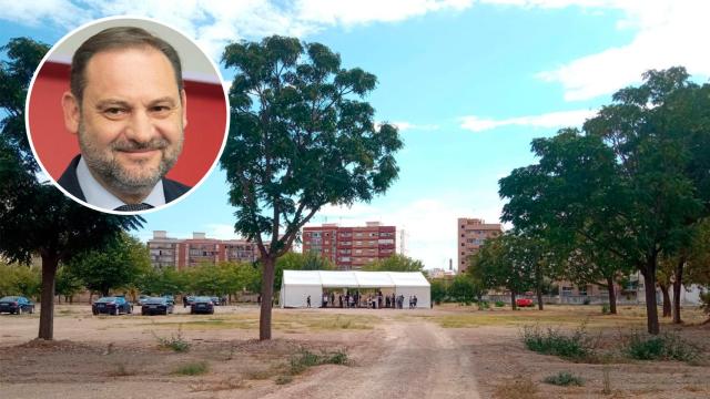 Solar estatal del barrio de la infancia de Ábalos en el que el Gobierno va a construir 400 viviendas públicas. EE