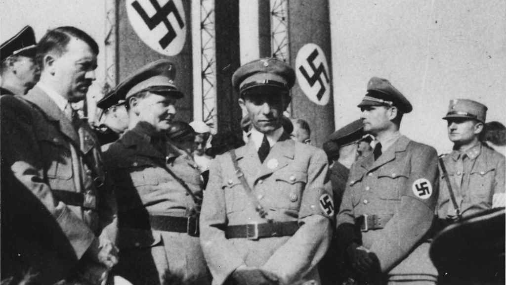 Hitler, Goering, Goebbels y Hess a principios de la década de los treinta.