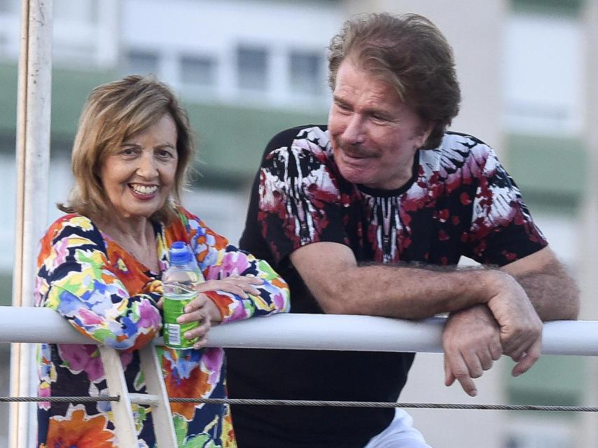 Teresa Campos y Edmundo durante su relación en una imagen de agosto de 2018.