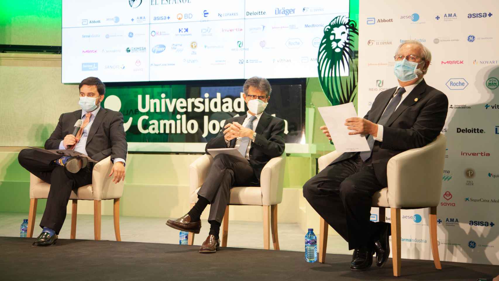 Arturo Criado, Humberto Arnés y Serafín Romero.