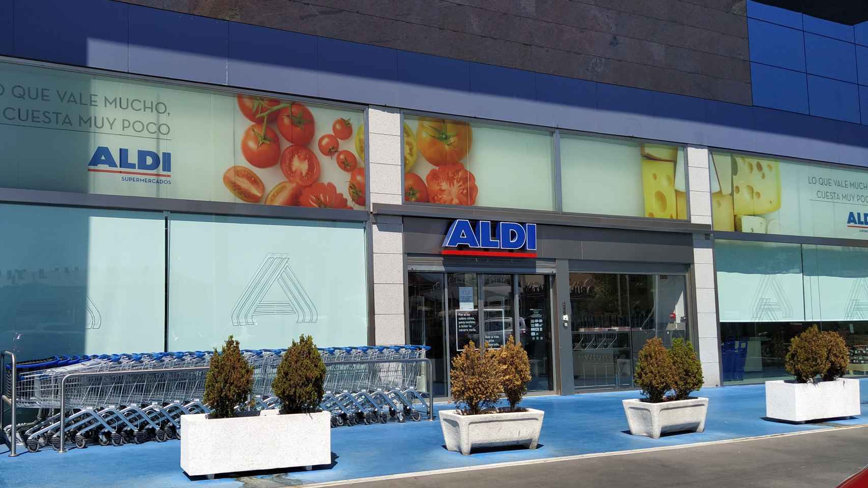 Uno de los 316 supermercado de Aldi, en el municipio madrileño de Majadahonda.