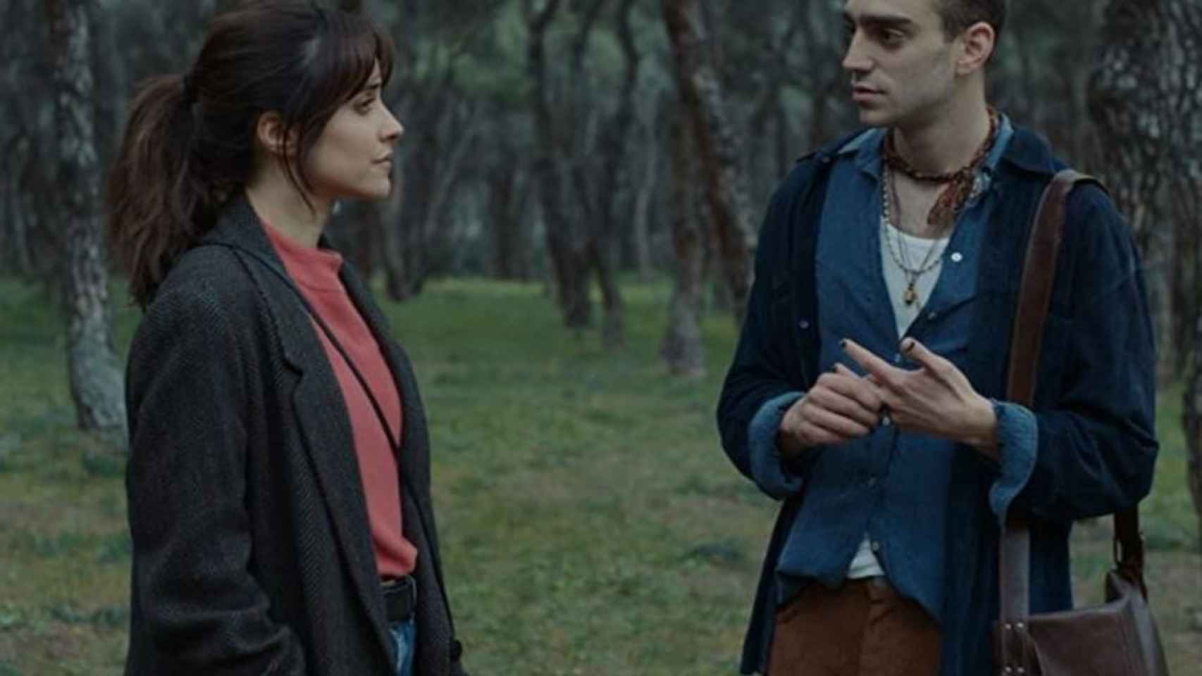 Macarena García junto a Nacho Sánchez en la película.