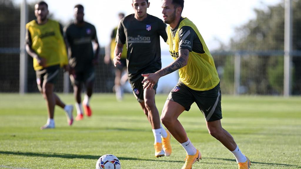 Entrenamiento del Atlético de Madrid