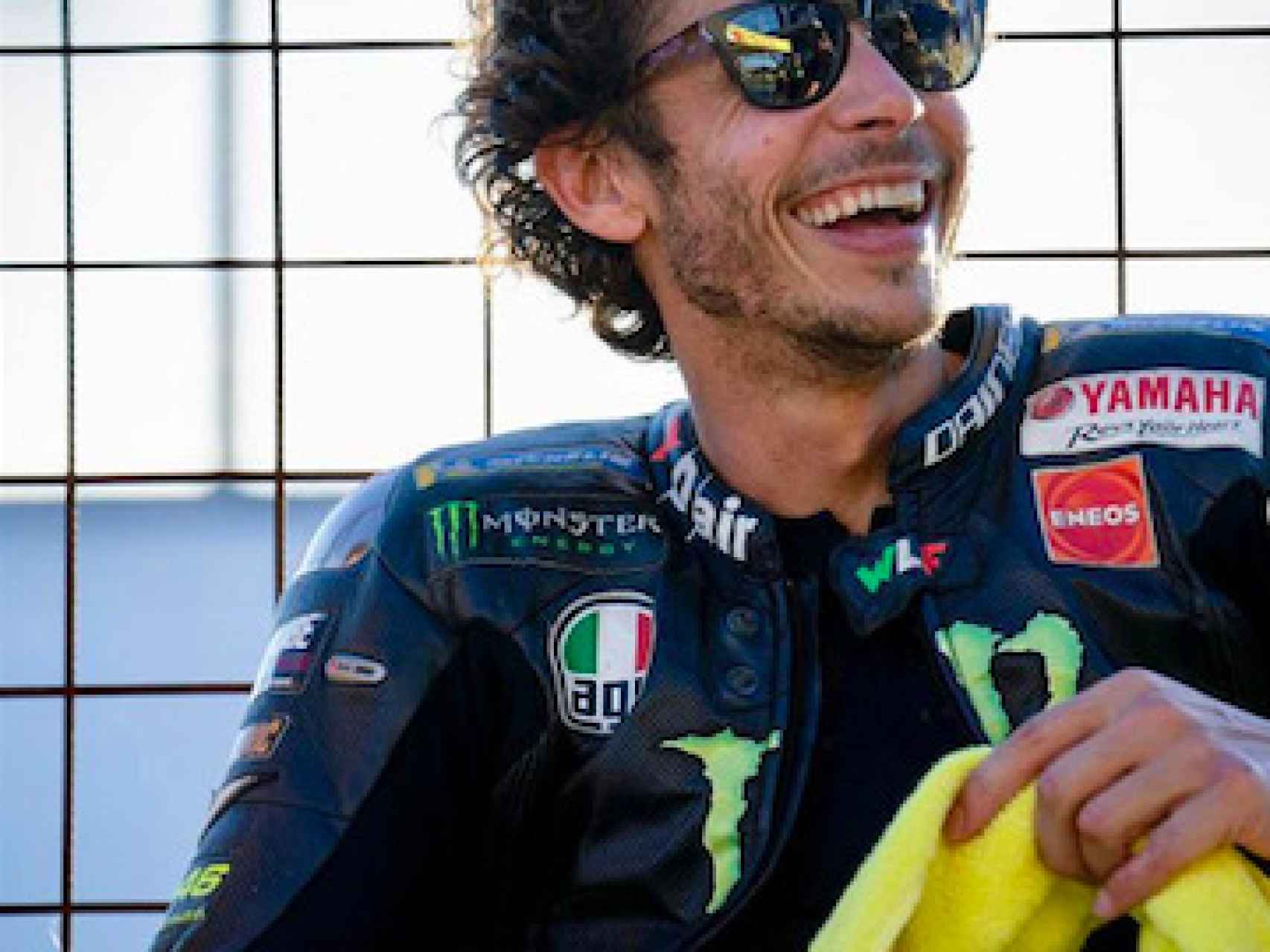 Valentino Rossi sonríe tras un entrenamiento