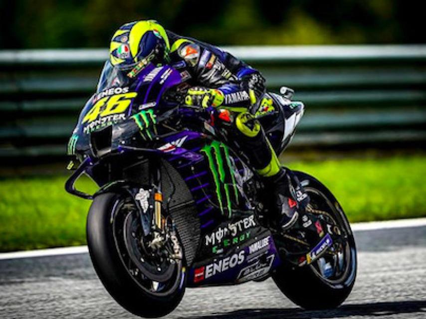 Valentino Rossi en el circuito de Austria