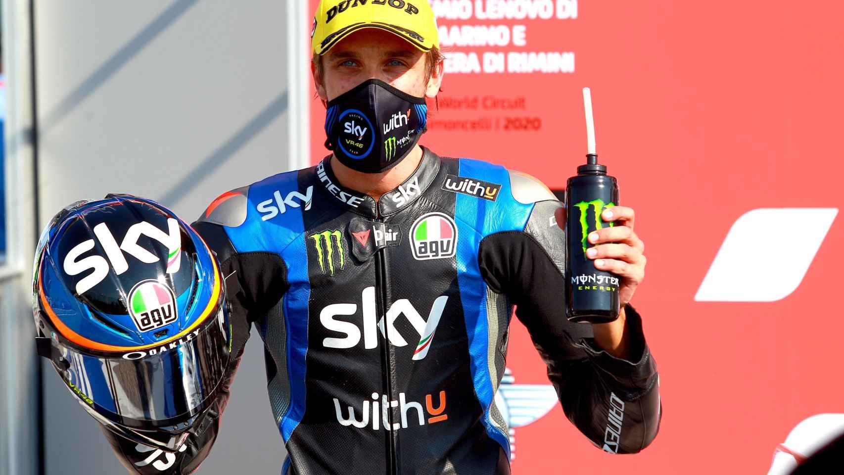 Luca Marini celebra sus números en la clasificación de Moto2