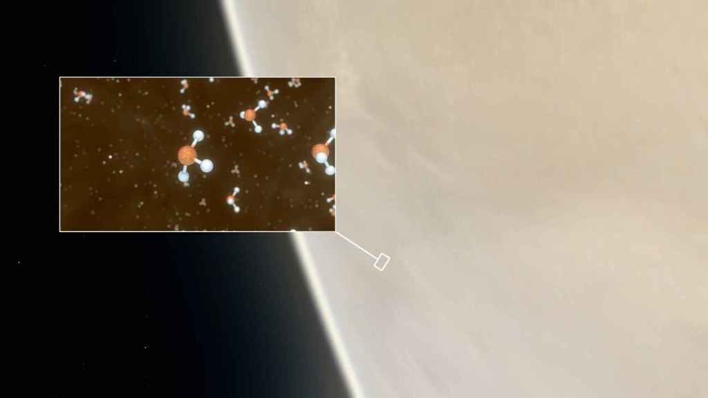 Fosfina en la atmósfera de Venus. ESO.