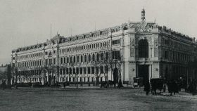 Imagen del Banco de España a finales del siglo XIX.