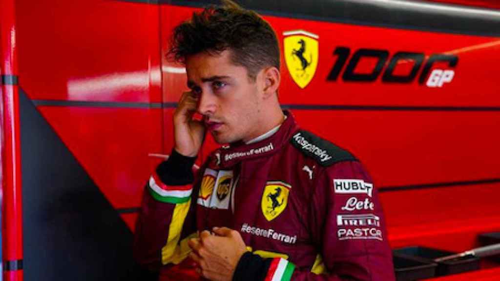 Leclerc en el GP de la Toscana