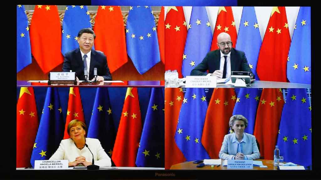 La videocumbre entre la UE y China no ha servido para producir resultados concretos