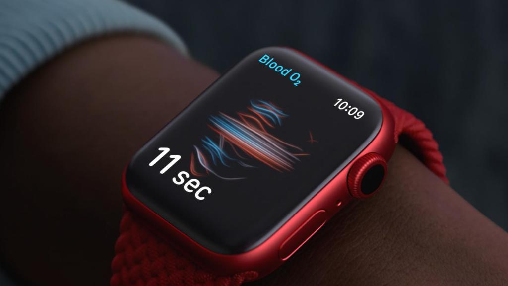 Medición de oxígeno en Apple Watch Series 6