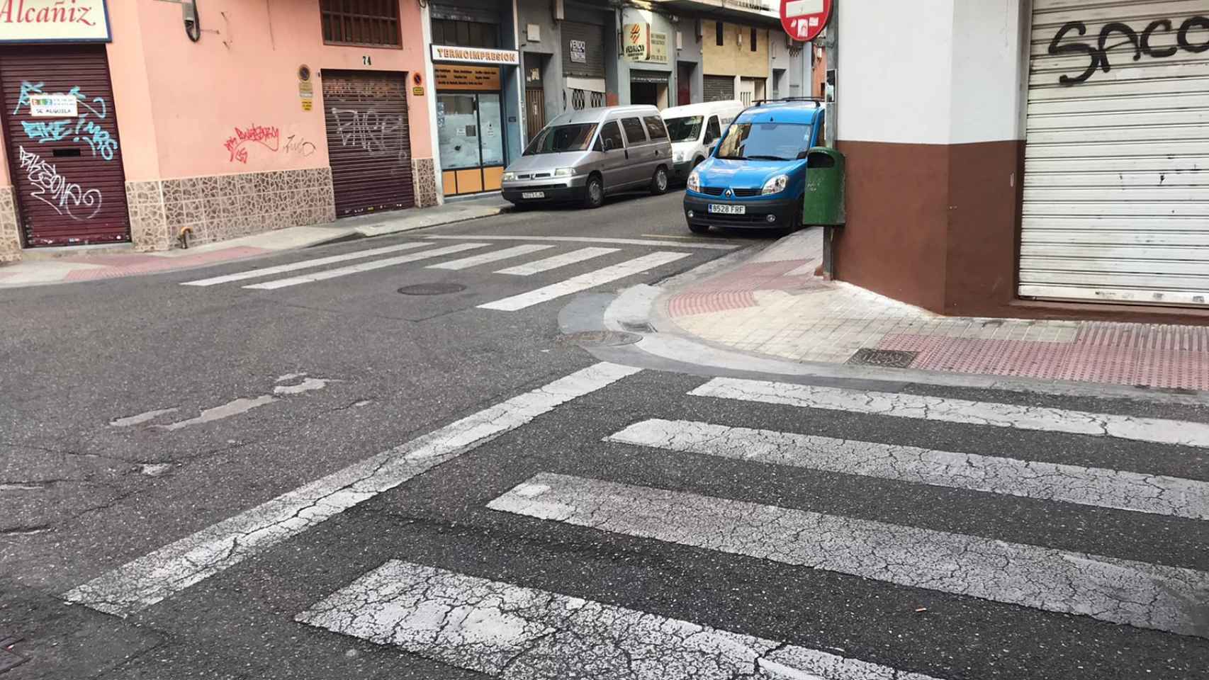 La menor fue atendida en la intersección de las calles Alcañiz y Domingo Ram