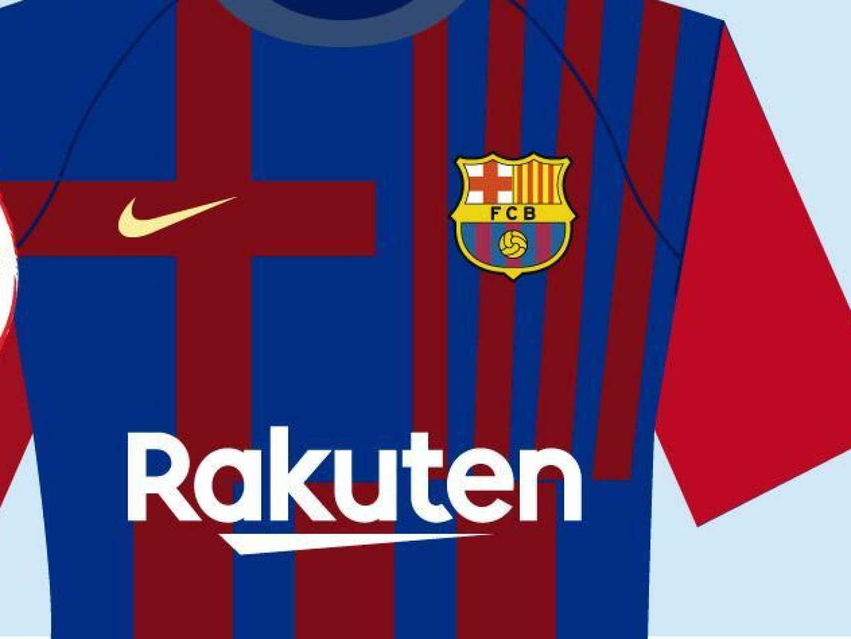 Diseño de la equipación del Barcelona para la 2021/2022