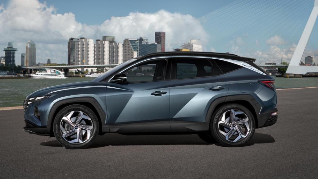 Vista lateral del nuevo Hyundai Tucson de 2021.