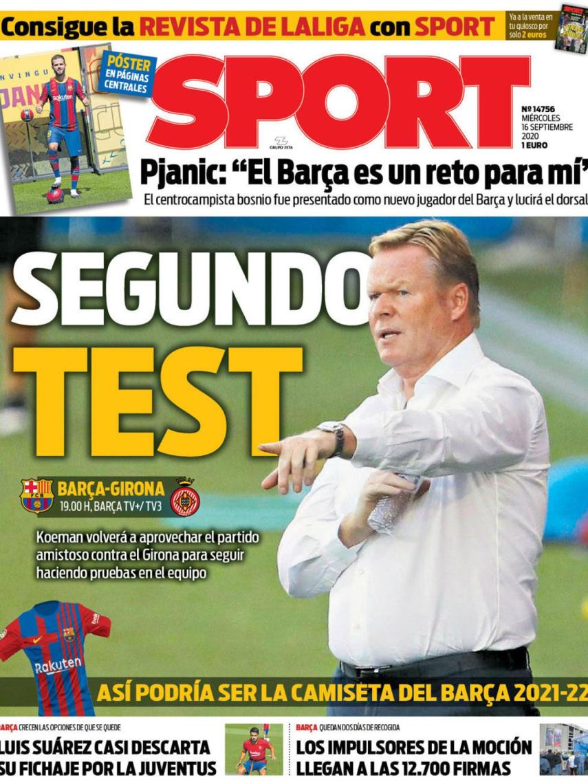 Portada Sport 16-09-2020